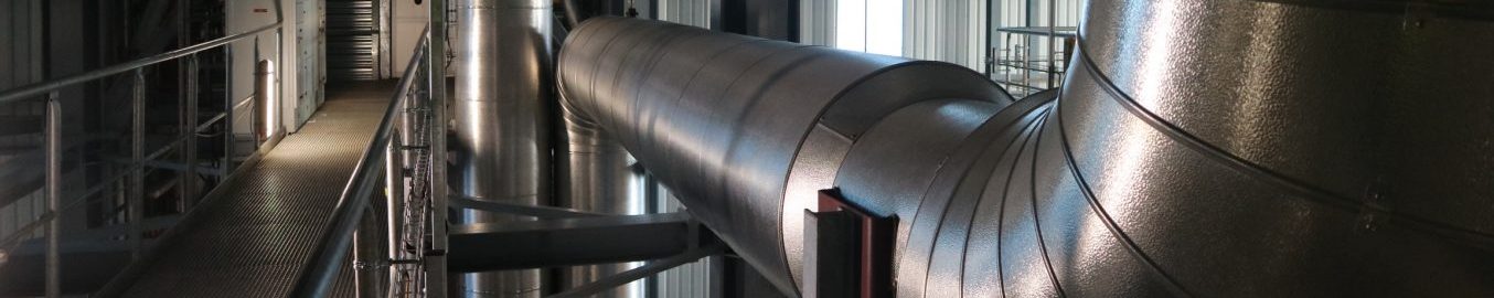 Thermal industrial insulation ducting bend