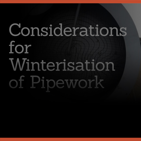 Winterisation of Pipework
