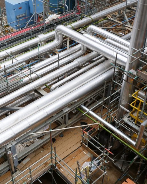 Thermal insulation pipework