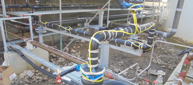 Trace heating frost protection piping