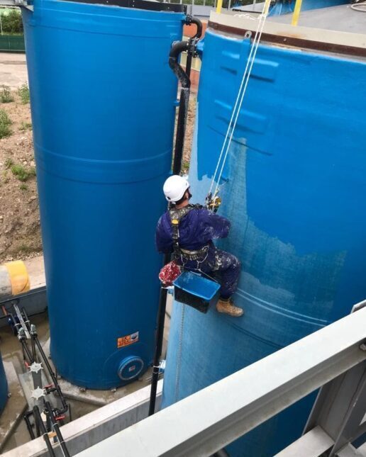 Tank coatings, silo protection, rope access