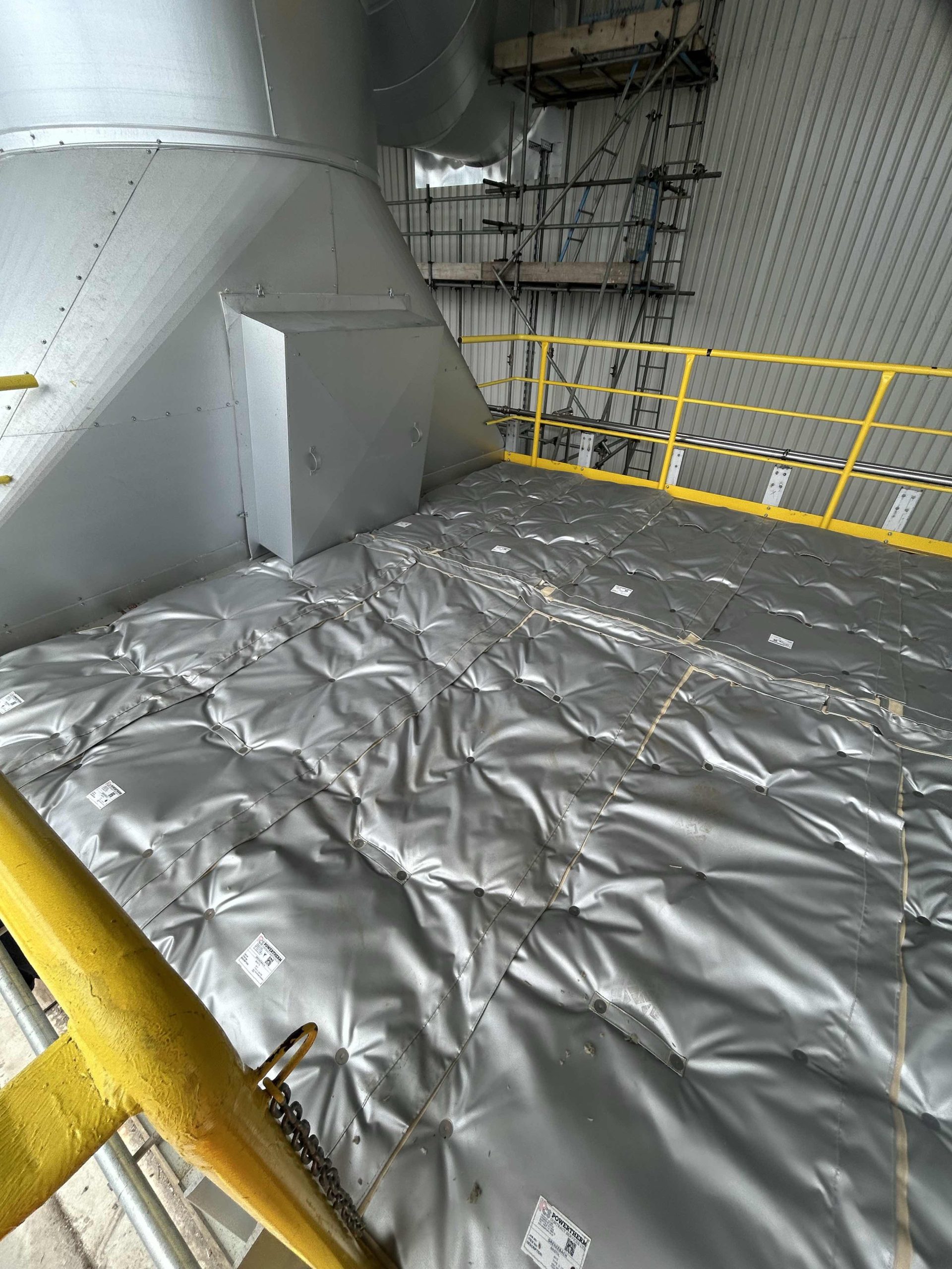 Flexible Insulation Jackets, Technical Insulation, Plasterboard Manufacturing Plant