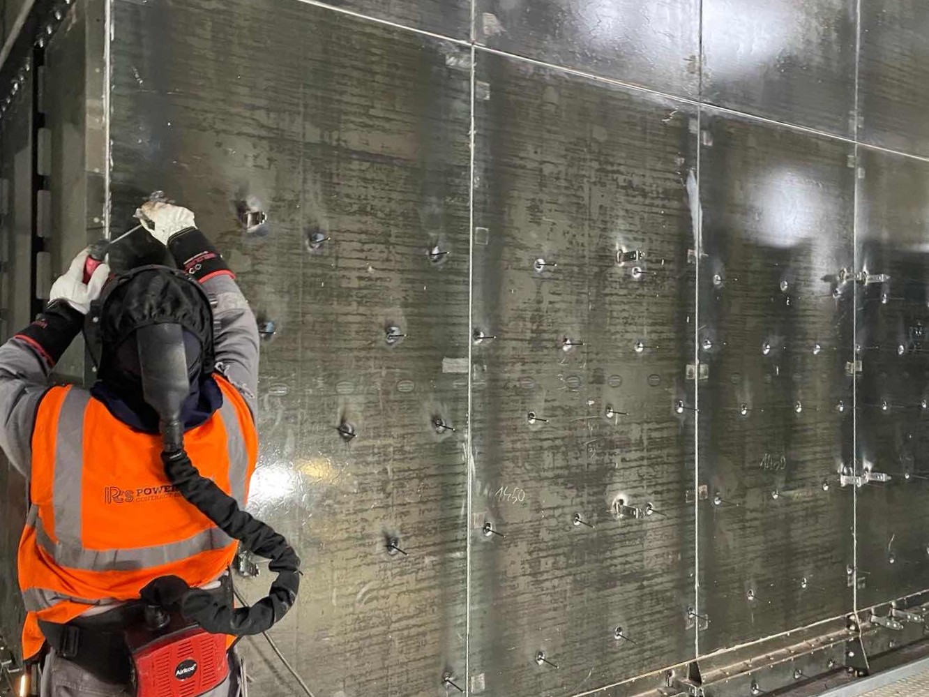 Welding, Plasterboard Manufacturing Plant